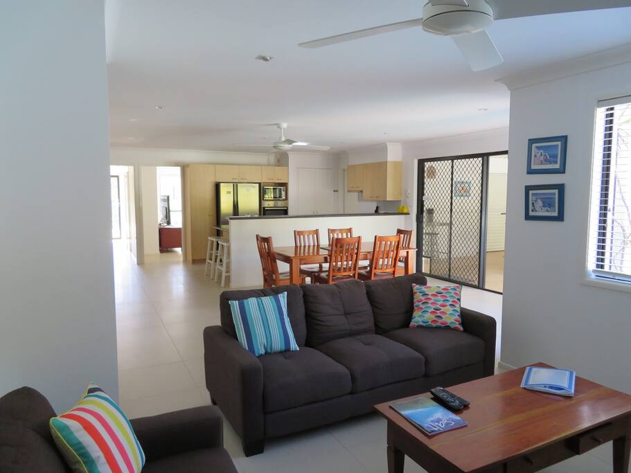 Open plan living.