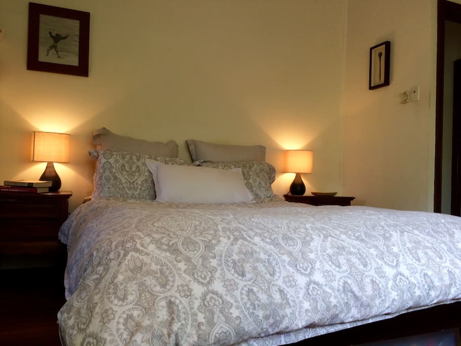 Main bedroom with comfortable double bed