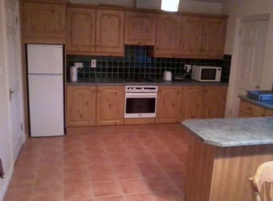Large modern kitchen area