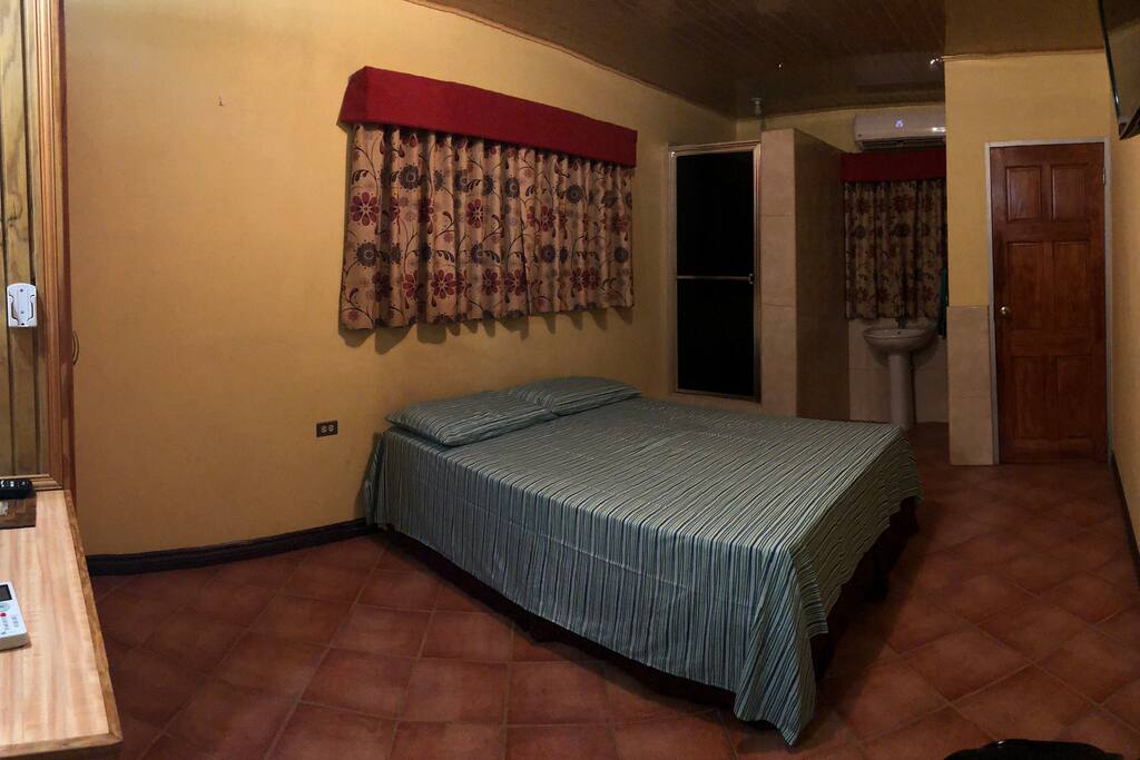 Single room, closet, toilet and bath.