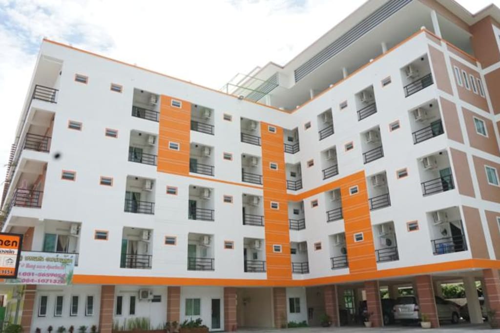 V @ Bangsaen, the apartment is located in this building.