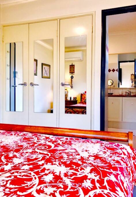View to the private bath room
