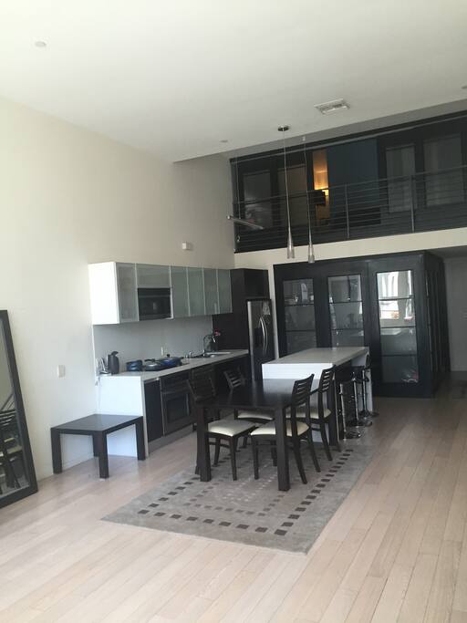 Modern kitchen with open concept