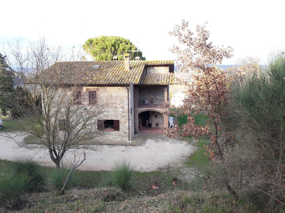 la casa dall'alto, the house from the top