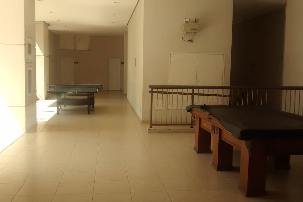 Ping-pong e bilhar. Até às 20h