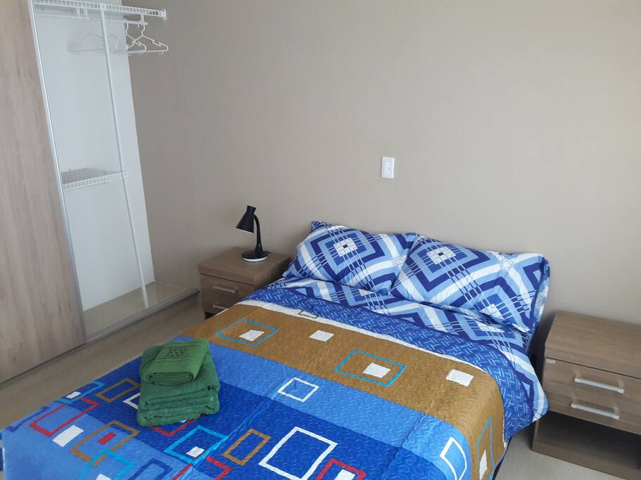 Bedroom with closet