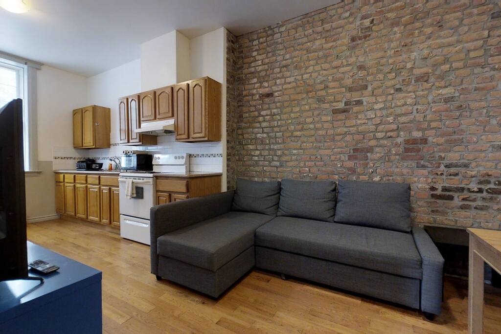 Living Room + Kitchen