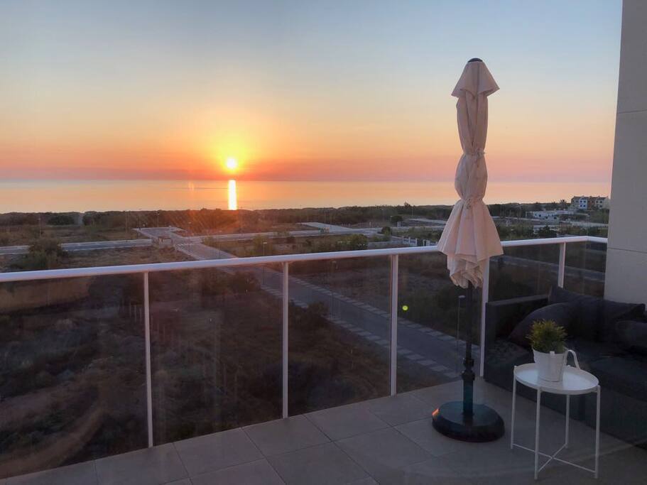 Sunrise from the terrace