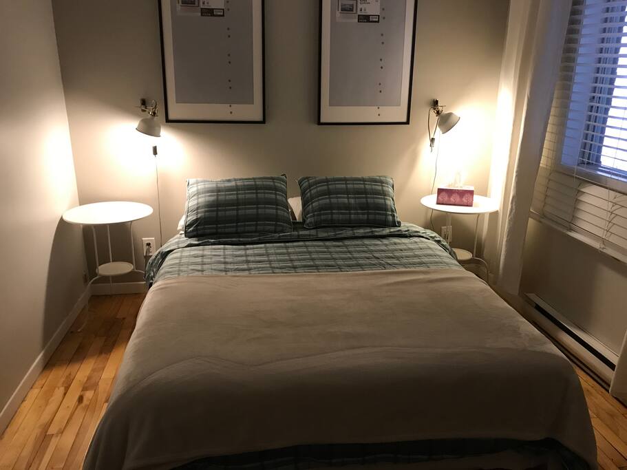 Master bedroom + full walled closet