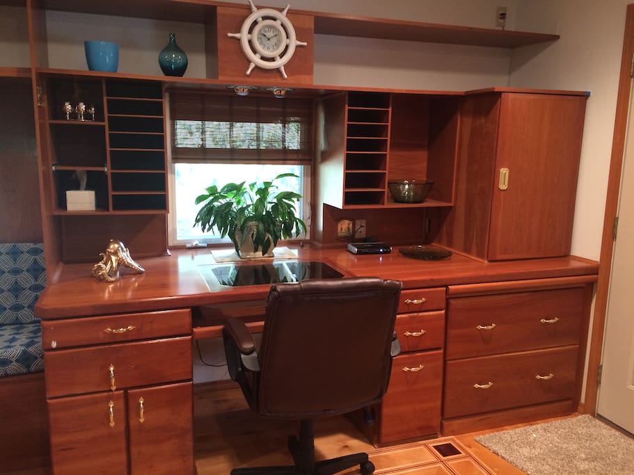 Desk for business or pleasure