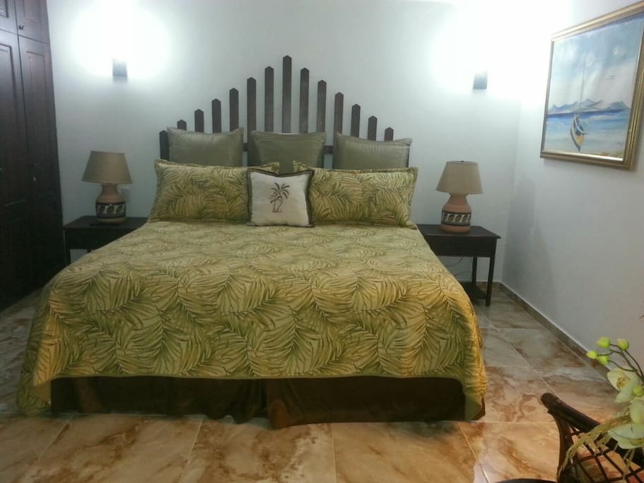 Master bedroom with King bed