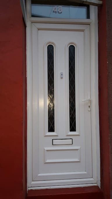Front door No.48 Craigs Apartment