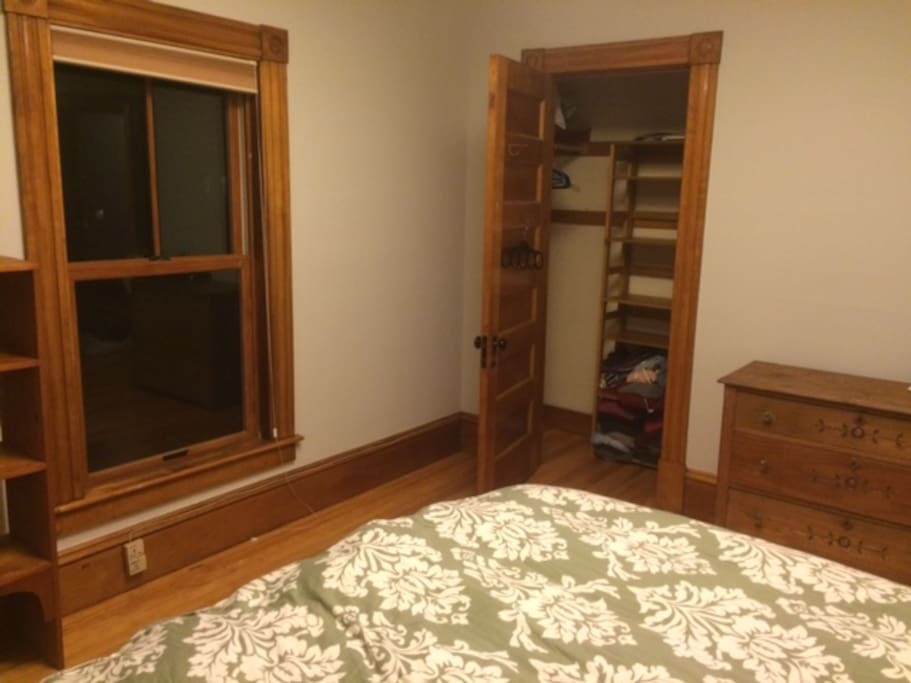 Closet and dresser
