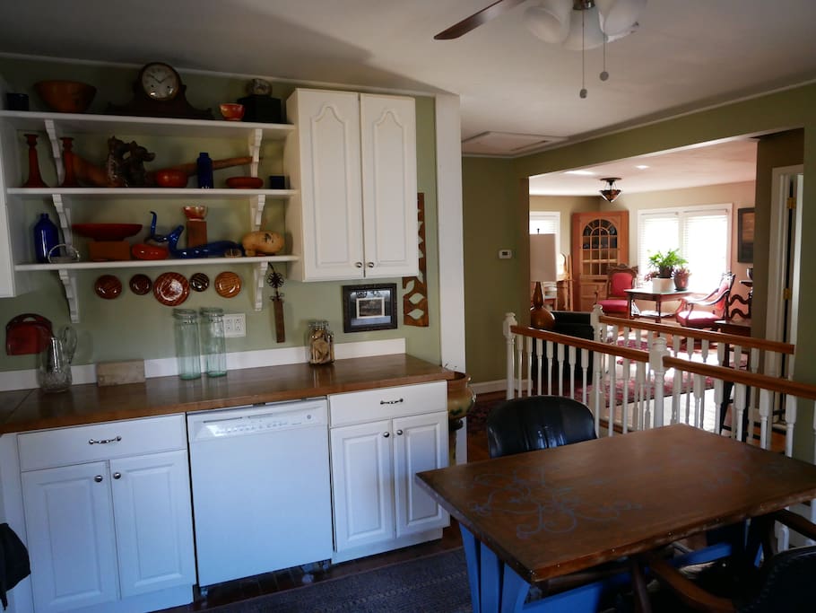 Kitchen into Living room