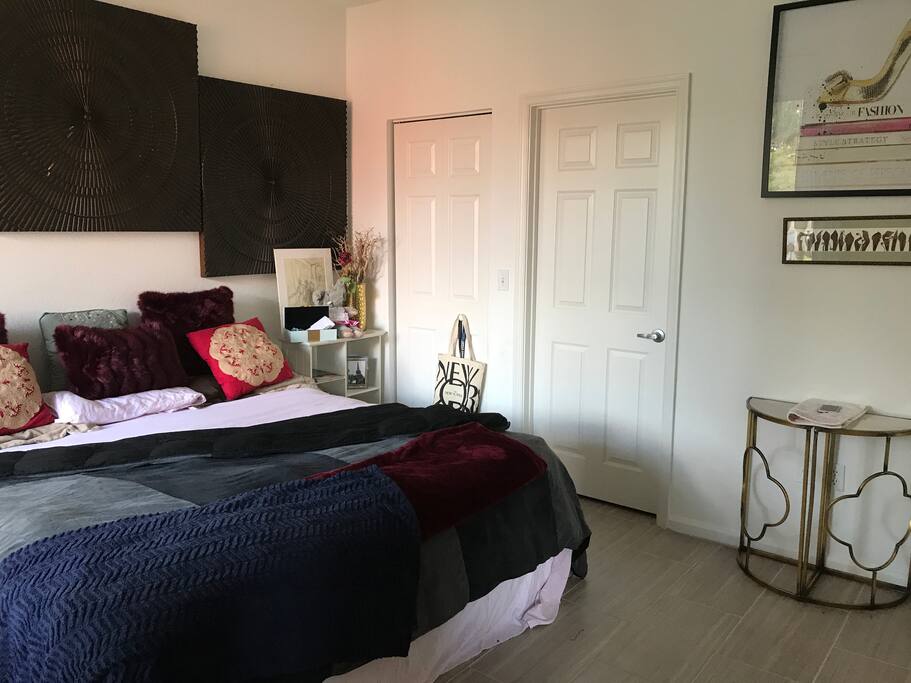 Your Master Suite w/ walk in closet & private bath