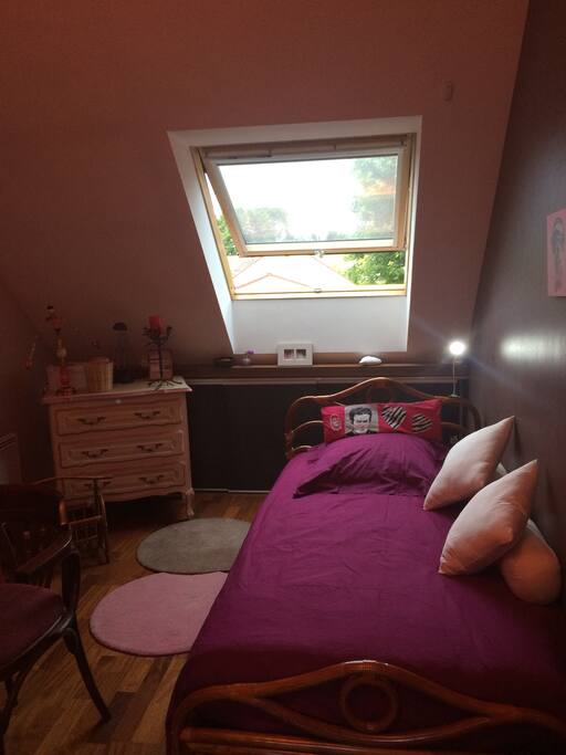 chambre rose