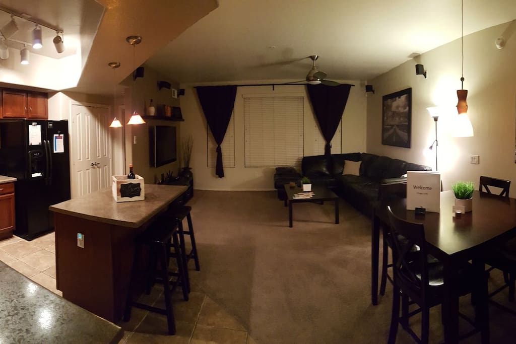 2nd floor living & dining area.
