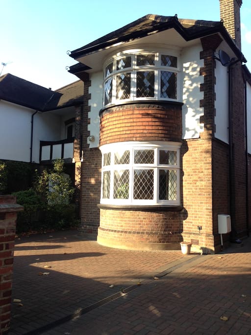 The front of the house