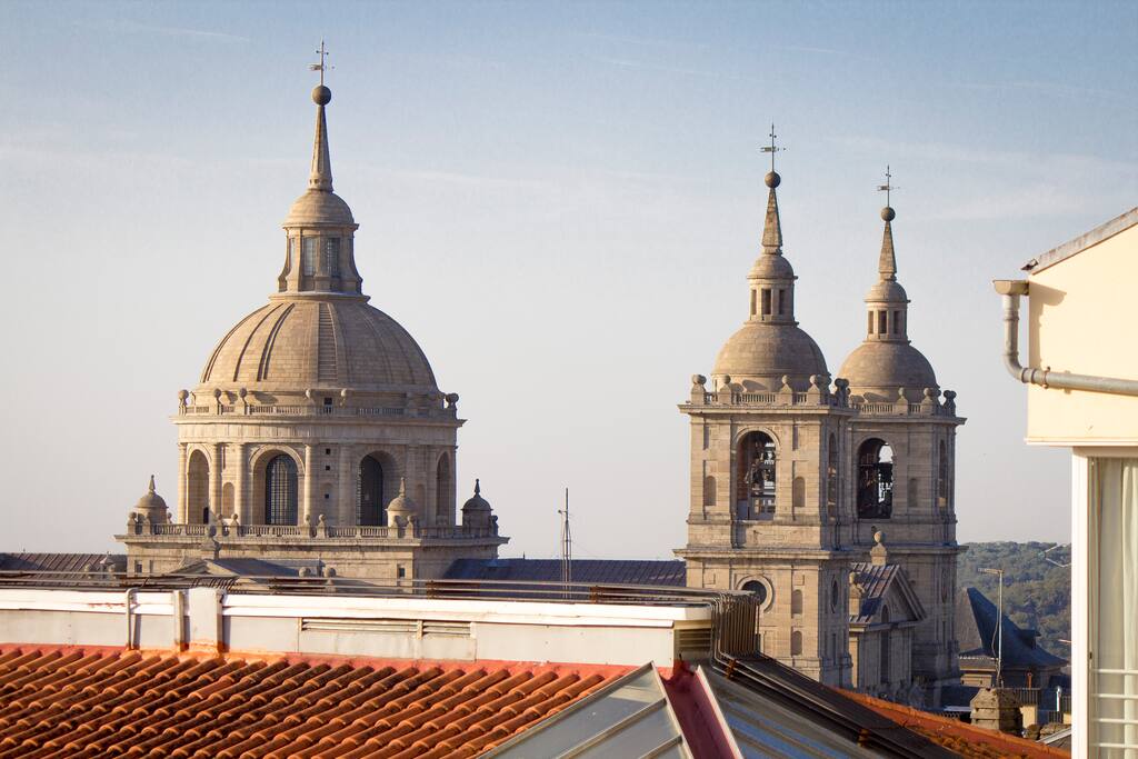 View of the Monastery from the Living Room
