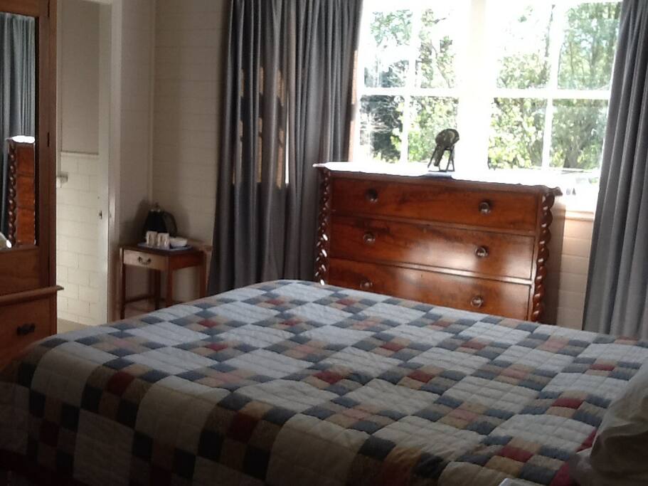 The ensuite is conveniently close