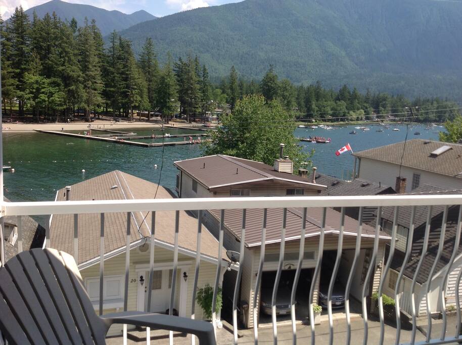 View from deck
