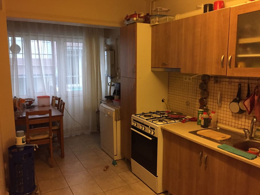 Kitchen where I smoke only :)
