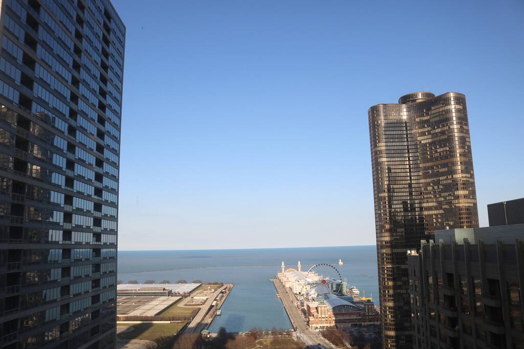 Living room window view