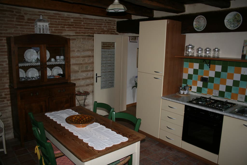 Cucina dell'appart. "Carolina" pianoterra