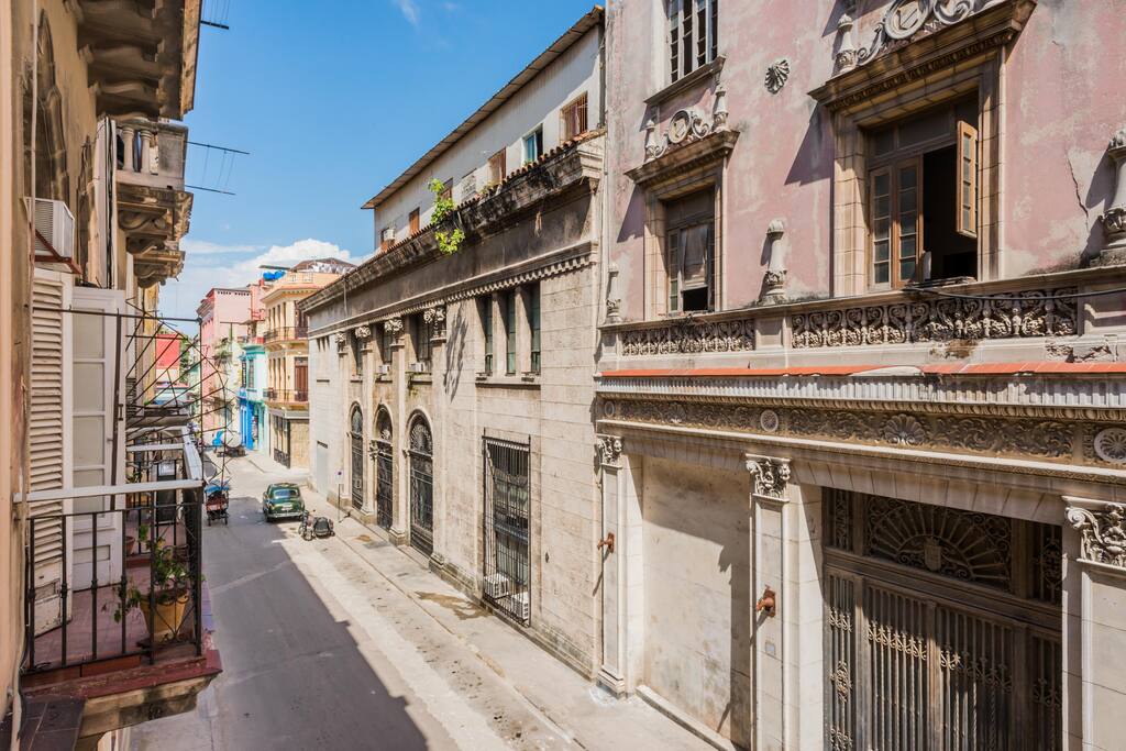 Vista desde uno de los balcones.