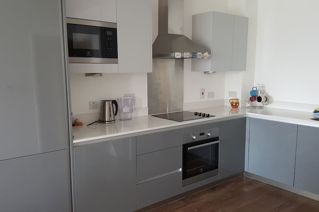 Kitchen with all the modern cons incl. dishwasher
