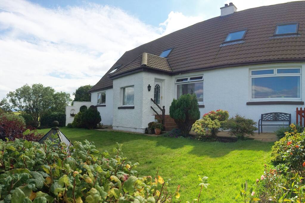 The Guest Entrance to the house is at the rear of the property.