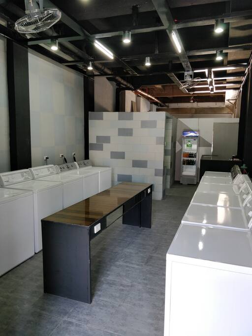 Laundry cafe area located at ground floor