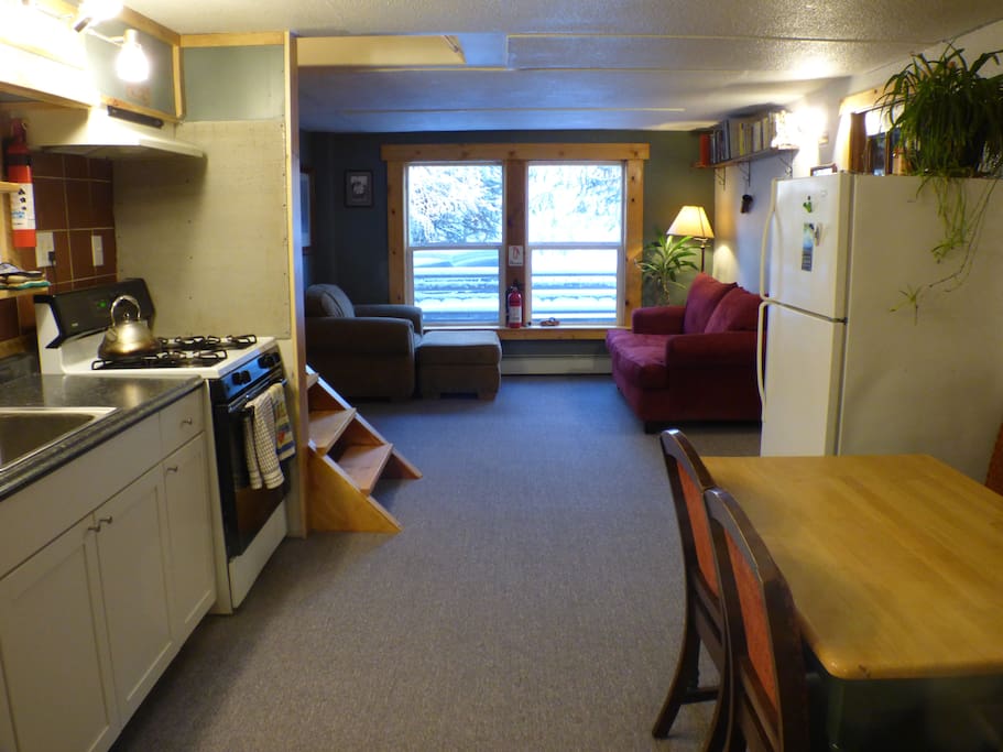 Kitchen and common area