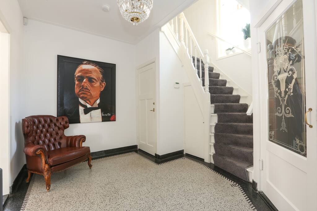 The entrance