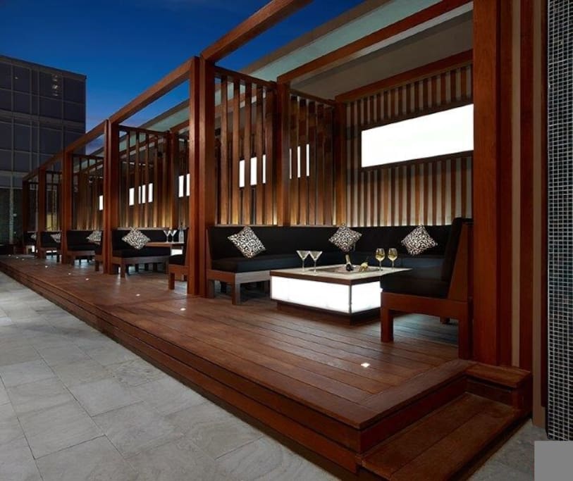 Private cabanas