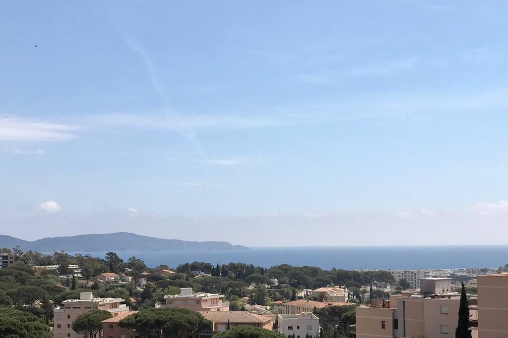 Vue mer de la terrasse