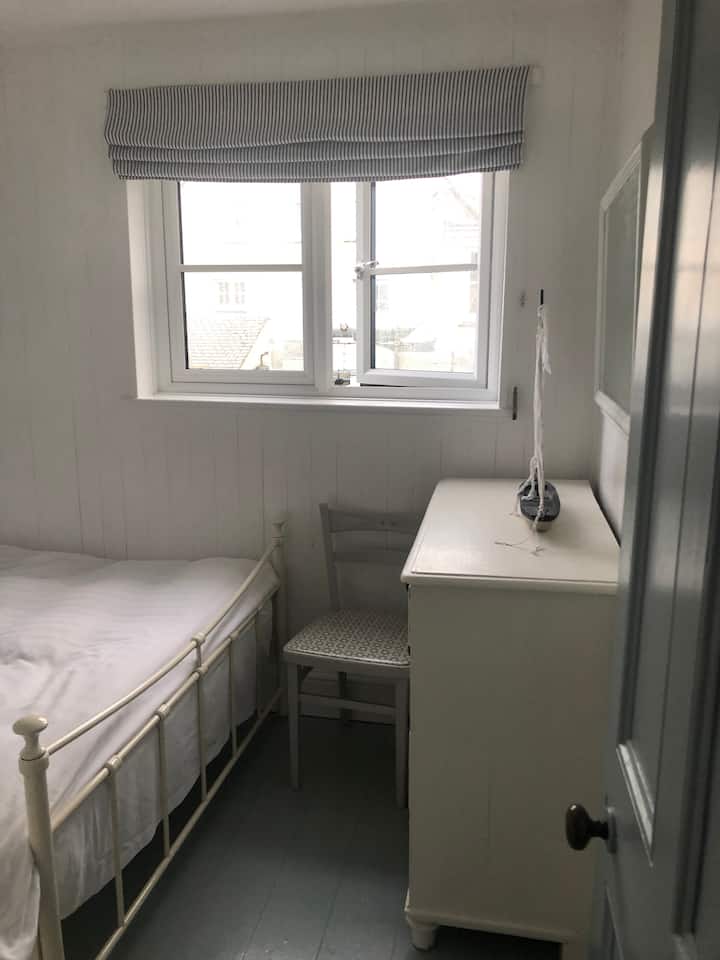 New panelled walls 
New windows 