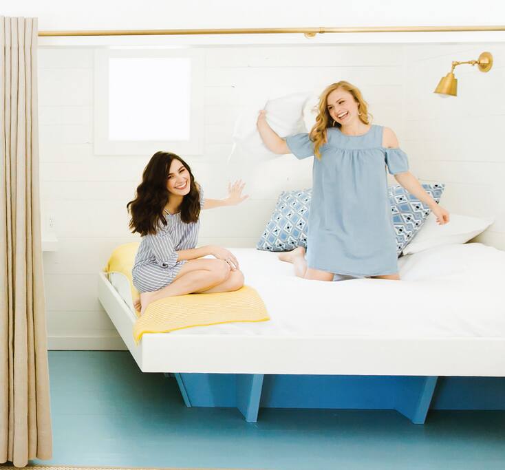 Perfect for girls weekends or a friendcation.