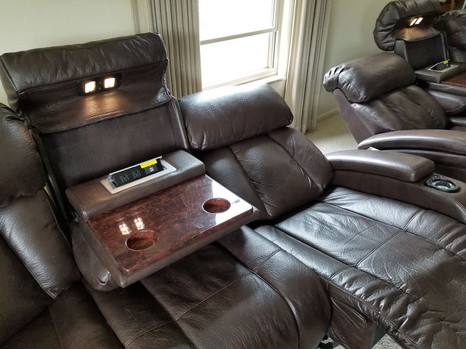 Power Reclining Seats w/ USB & Electrical Outlets