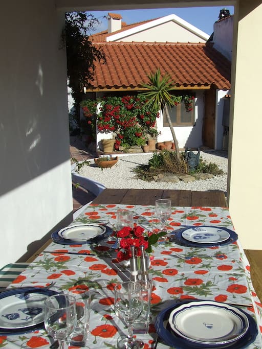 Covered outside area