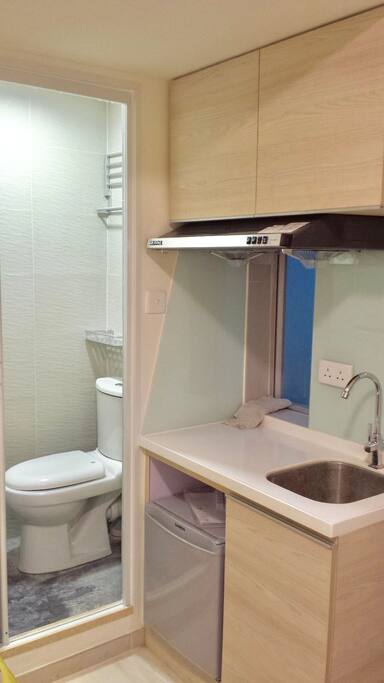 Private Toilet with shower