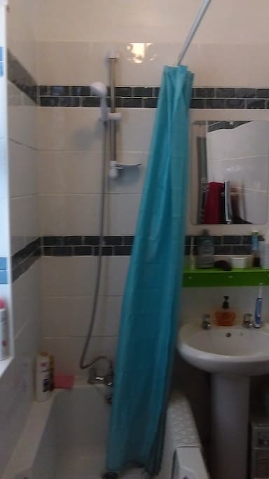 The shared bathroom