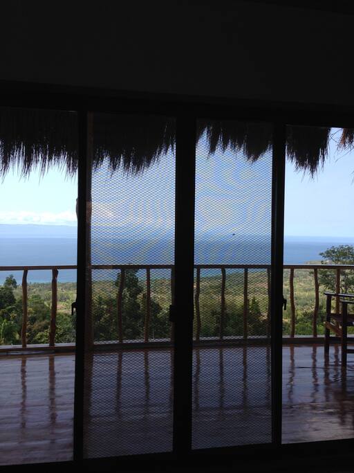 Balcony view from living room