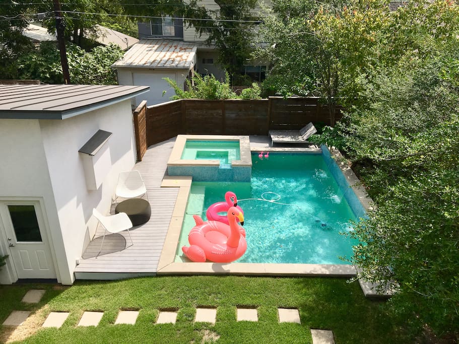 Pool from upper deck