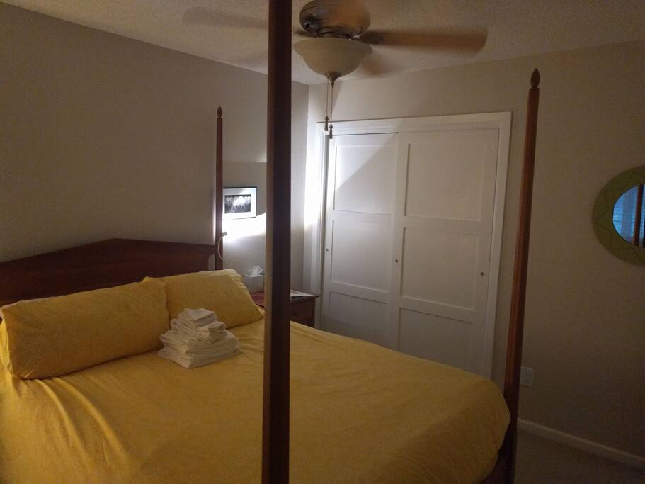 New Queen mattress and Updated Furniture!