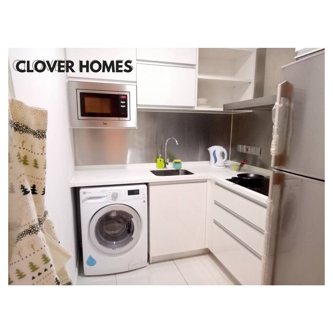 Fully equipped modern kitchen