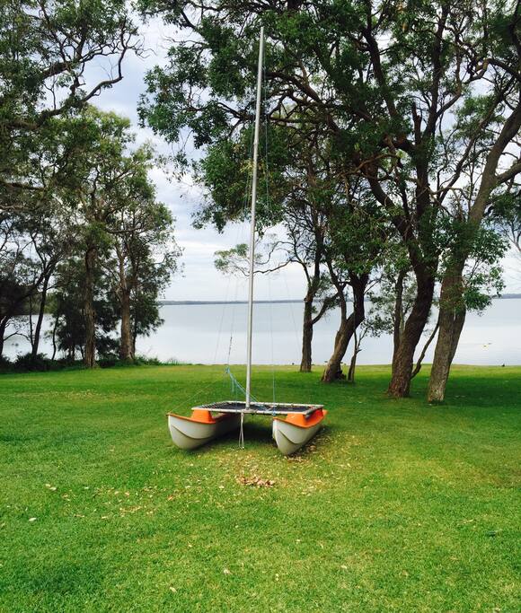 Room to bring your jet ski or boat down to the waters edge