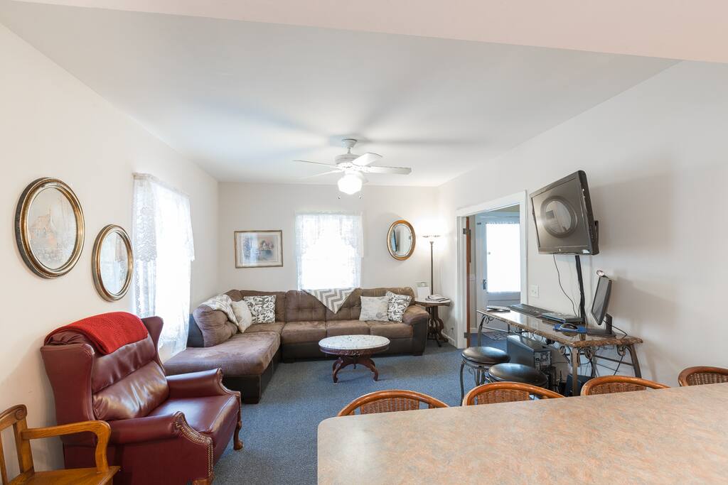 Living Room with TV (Main House)