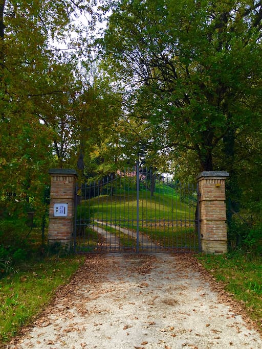 L'ingresso della proprietà