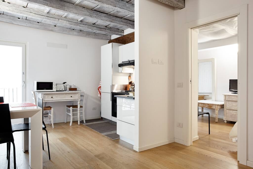 Living with kitchen